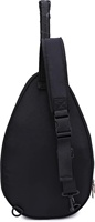 Sac de tennis à bandoulière, sac de poitrine, sac à bandoulière pour homme et femme, sac rembourré pour raquette de tennis, raquettes de pickleball, raquette de badminton