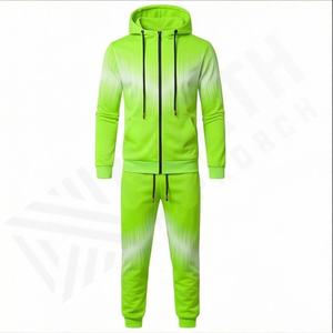 Conjunto Deportivo de Invierno para Hombre, Ligero, de Felpa, Venta Directa de Fábrica al por Mayor, Servicio Personalizado, Color Personalizado, Dos Piezas, para Gimnasio - Product Image 1