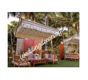 ชุดธีมดอกไม้สุดหรูสำหรับงานแต่งงานในร่มและกลางแจ้งการแต่งงานการตกแต่งเวทีพร้อมฉากหลังที่สวยงามจากอินเดีย - Product Image 6