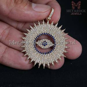 2023ใหม่สไตล์แท้บลูแซฟไฟร์พลอย925เงินปูจี้เพชร - Product Image 2