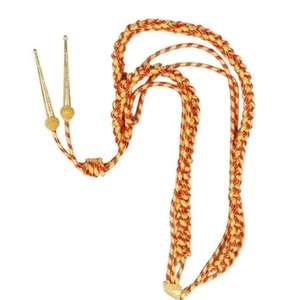Cordons d'épaule torsadés en fil métallique, prix de gros, accessoires uniformes, aiguillette uniforme - Product Image 5