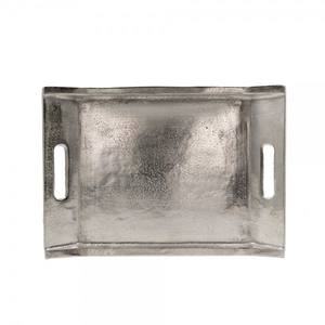 Plateau de service à café et thé de créateur Unique de forme rectangulaire en feuille d'aluminium, plateau de service à usage de Restaurant - Product Image 6
