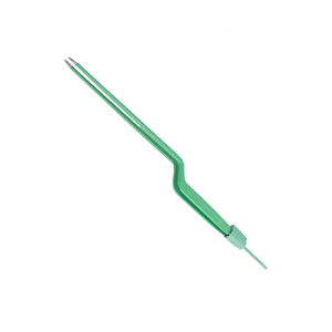 Pince à coagulation manuelle de haute qualité pince bipolaire verte avec pointe droite à baïonnette en acier pour salle de chirurgie médicale - Product Image 1