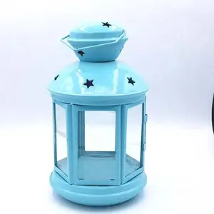 Noir Lanterne or designs élégants couleur noire décoration de la maison faite à la main cadeaux de Noël belle et article de décoration de fête - Product Image 3