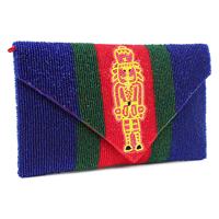 Sac à rabat en satin de coton perlé fait main de luxe pour femme, tendance, avec fermeture magnétique, doublure en cuir véritable et bandoulière chaîne, pour usage quotidien