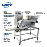 Machine automatique de formage de galettes à haute capacité, 2100-4200 PCS/H, pour la fabrication de burgers de viande, destinée à la transformation alimentaire commerciale