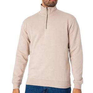 Top Quality Half <b>Zip</b> Sweatshirts for <b>Men</b> <b>Fleece</b> Shirt 1/4 <b>Quarter</b> <b>Zip</b> With Stand Collar Pullover Sweatshirt Half <b>Zip</b> Sweatshirt - Product Image 1