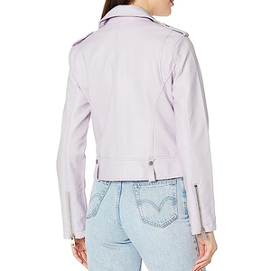 Chaqueta de Cuero Acolchada para Mujer de Diseño, Estilo Lujoso, Relleno de Algodón Teñido, Impermeable, Corte Ajustado, Ropa de Calle de Moda - Product Image 3