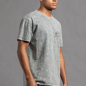 Nouveau design, t-shirts pour hommes de haute qualité, effet délavé à l'acide, 100% coton, best-seller, vente chaude, coupe ample, t-shirts pour hommes effet délavé à l'acide - Product Image 3