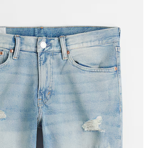 Custom Distressed Solid 100% Cotton Breathable Mid Waist Drawstring <b>Shorts</b> for <b>Men</b> Women High Street Style OEM Bulk Order - Product Image 5