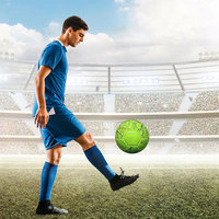 Ballon de football personnalisé de haute qualité, éco-responsable, durable, à prix bas, dernier design, en stock, best-seller