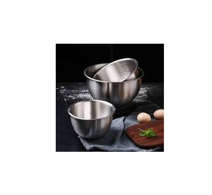 Bol à salade en acier revêtu d'argent de haute qualité bol décoratif pour salade et fruits ensemble de différentes tailles pas cher prix avec vente - Product Image 5