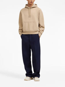 2024 High Quality Branded Stylish Hoodie for Men's Long Sleeve <b>Brown</b> Color Plain Hoodie Sweatshirts for Men's - Product Image 2