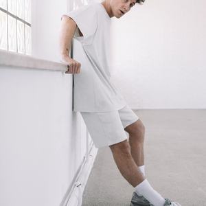 Novedad de verano, conjuntos de pantalones cortos transpirables informales para hombre, camiseta de manga corta, pantalones cortos, conjunto de chándal sólido, ropa de marca para hombre, conjuntos de 2 piezas - Product Image 2