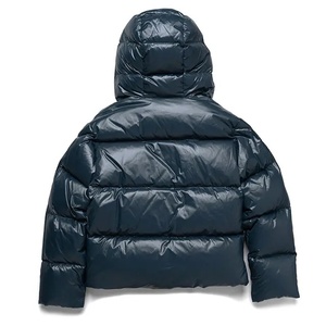 Vente en gros doudoune légère en duvet de qualité supérieure personnalisée avec col rond, vêtements courts d'automne et d'hiver, veste chaude - Product Image 5