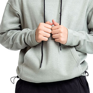 Top vente OEM Service hommes sweats à capuche Style de rue personnalisé thermique vêtements d'hiver personnalisé imprimé tissu à capuche - Product Image 4