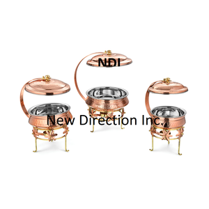 Plato de frotamiento de metal para la mejor calidad, calentador de alimentos, plato de frotamiento, equipo de comida, calentador de comida para servir buffet de lujo - Product Image 4