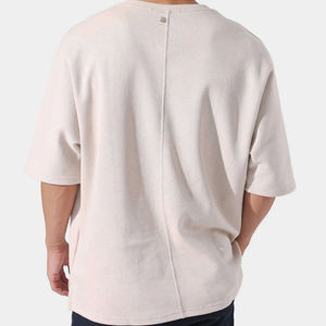 Camiseta de Corte Regular para Hombre, 100% Algodón, Manga Corta, Transpirable, de Secado Rápido, Informal de Verano, Tejido de Lona - Product Image 6