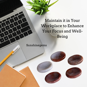 Piedra de preocupación de jaspe de lujo al por mayor, piedra ovalada de cristal, piedras preciosas de pulgar, terapia de cristal Natural, masaje Reiki, piedras de preocupación de Chakra - Product Image 6