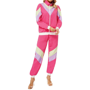 OEM 100% polyester survêtements pour femmes léger de haute qualité personnalisé femmes polyester costume en gros nylon femmes survêtement - Product Image 1