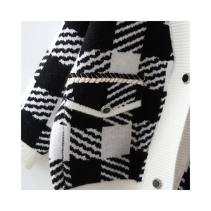 KATBROS INDUSTRY New Arrival High Quality Material Women V-neck <b>Cardigan</b> <b>Sweaters</b> Warm Autumn Stylish Customized Colors Size - Product Image 5