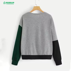 เสื้อสเวตเชิ้ตคอกลมสีดำคุณภาพสูงสำหรับผู้ชาย แบบสั่งทำพิเศษ ผ้าฝ้ายออร์แกนิก ทรงหลวม แห้งเร็ว - Product Image 6