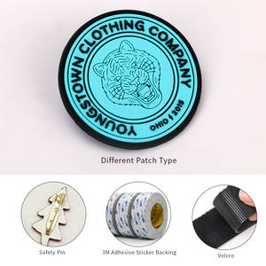 Customized Soft 3D PVC Patch Custom Design Soft Rubber Badge with Iron-On Sew-On No Minimum Order Custom Logo Brand Patches - Product Image 3