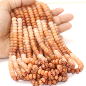 Cuentas Redondas de Cuarzo Marrón Melocotón: Piedras Preciosas AAA para Joyería y Artesanía (7-8 mm) - Product Image 6