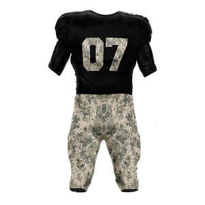 เสื้อฟุตบอลอเมริกันคุณภาพสูงสำหรับผู้ชาย ไซส์ใหญ่ รับสั่งทำทีม แห้งเร็ว ระบายอากาศดี ขายส่งราคาถูก ปักลาย - Product Image 2