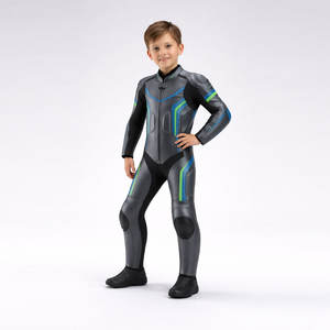 Traje de Protección para Motociclismo Infantil, Traje de Motocicleta para Niños, Material Ligero y Duradero para Carreras - Product Image 1