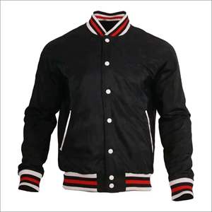 High quality letterman custom made embroidery vintage baseball <b>patchwork</b> mid weight wholesale stylish fashion breathable <b>jacket</b> - Product Image 5