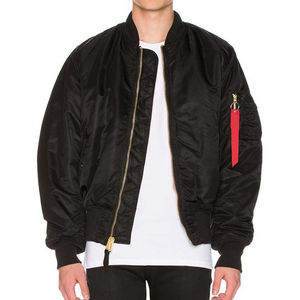 2025 nueva moda hombres satén Varsity chaquetas 100% poliéster satén chaqueta satén Varsity chaqueta para hombres - Product Image 1