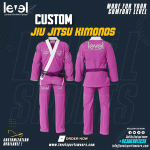 Logotipo personalizado Kimono Jiu Jitsu Kimonos Judo Uniforme Nuevo Diseño de Alta Calidad Bjj Gi Jiu-jitsu Trajes de Artes Marciales - Product Image 2