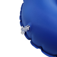 Coussin d'assise gonflable - Portable, imperméable, écologique, non toxique, en PVC/Nylon, anti-acariens, pour hémorroïdes et soutien lombaire