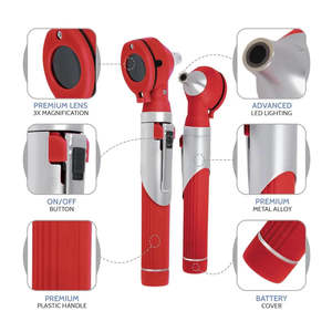 Otoscopio Manual de Acero Inoxidable Fácil de Usar, con Iluminación Fuerte y Lente Amplia Clara para Chequeos de Salud Auditiva - Product Image 4