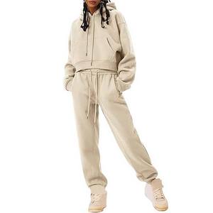 Sweat à capuche court pour femme de qualité supérieure, respirant, séchage rapide, écologique, léger, idéal pour l'entraînement, vente en gros - Product Image 2