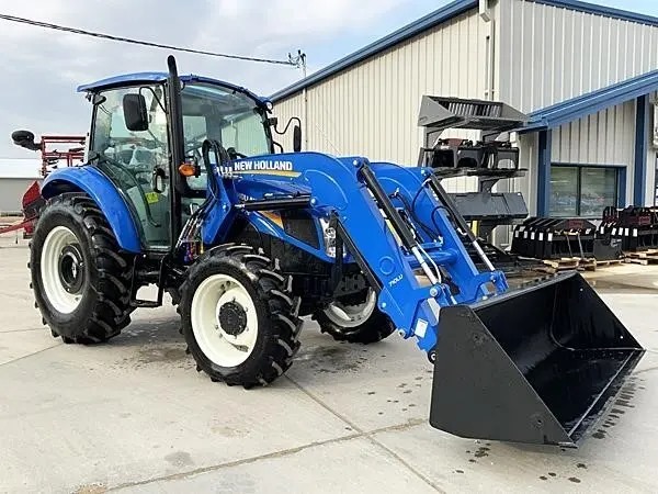 sub compact tractor used ls mt2s with front end loader with belly mower