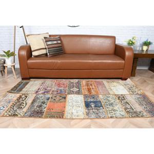 Alfombra de 3.3x6.5 pies, Alfombra Turca Vintage, Alfombra de Lana Azul - Product Image 3