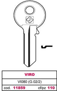 Llave de latón Vi080 (g.Vac 2) Viro - Product Image 1