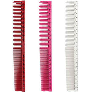 YSPARK 220mm Red Guide <b>Comb</b> YS-G45 Salon Hair <b>Comb</b> with Plastic PC Handle for National Examinations - Product Image 1