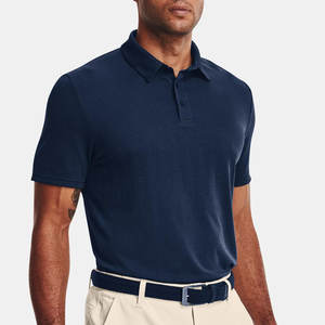 Polos de manga corta ajustados para hombre, polos de golf de rendimiento al por mayor - Product Image 3