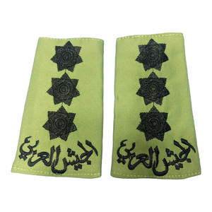 Épaulettes d'épaule complètes de grade général de l'Armée de l'Air Jordanienne, rares, avec boutons dorés, haut de gamme - Product Image 3
