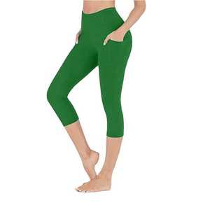 <b>Capri</b> leggings for <b>women</b> yoga gym training breathable stretch soft compression fit high waist flexible comfortable design - Product Image 6