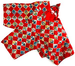 Beautiful V-Neck Modest Tops Summer Formal Blouse with Natural Dye Handblock <b>Warli</b> Print Embroidery and Liner (Astar) - Product Image 2