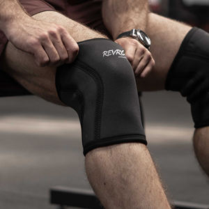 Genouillères de compression personnalisées en néoprène 7 mm pour la musculation, le cross-fit, les squats, la prévention des blessures aux genoux et la force athlétique - Product Image 1