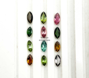 4x8mm Tourmaline Marquise Cut Pierres Précieuses À Facettes Pierre De Tourmaline Multi Naturelle Pour La Fabrication De Bijoux Lâche Calibré À Bas Prix - Product Image 4