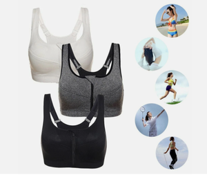 Sujetador deportivo ecológico tejido reciclado sin costuras sujetador de fitness proveedor OEM/ODM - Product Image 6