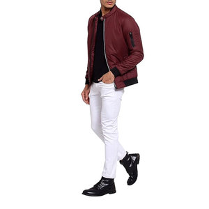 Hecho en fábrica Nuevo diseño MOQ bajo Precio al por mayor personalizado Chaqueta de bombardero transpirable Hip Hop Hombres Chaqueta de bombardero transpirable para hombres - Product Image 4