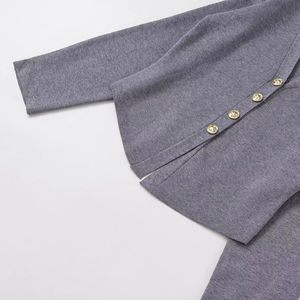 Pull en coton tricoté pour femme, nouveau modèle d'hiver, col en V, manches longues, respirant, logo personnalisé, position avant/arrière, vente en gros - Product Image 6