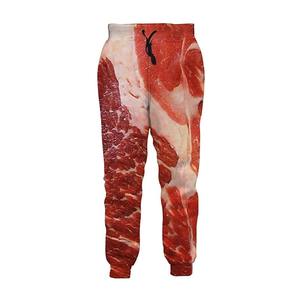 Automne hommes taille haute Gym Fitness pantalon décontracté travail pantalons de survêtement avec motif droit foncé décontracté sport Joggers plaine teint - Product Image 3